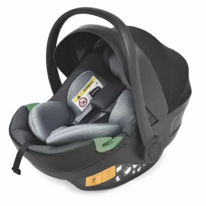 SILLA AUTO NANA +Adaptador UNIVERSAL GRUPO 0 ISIZE NEGRA/GRIS