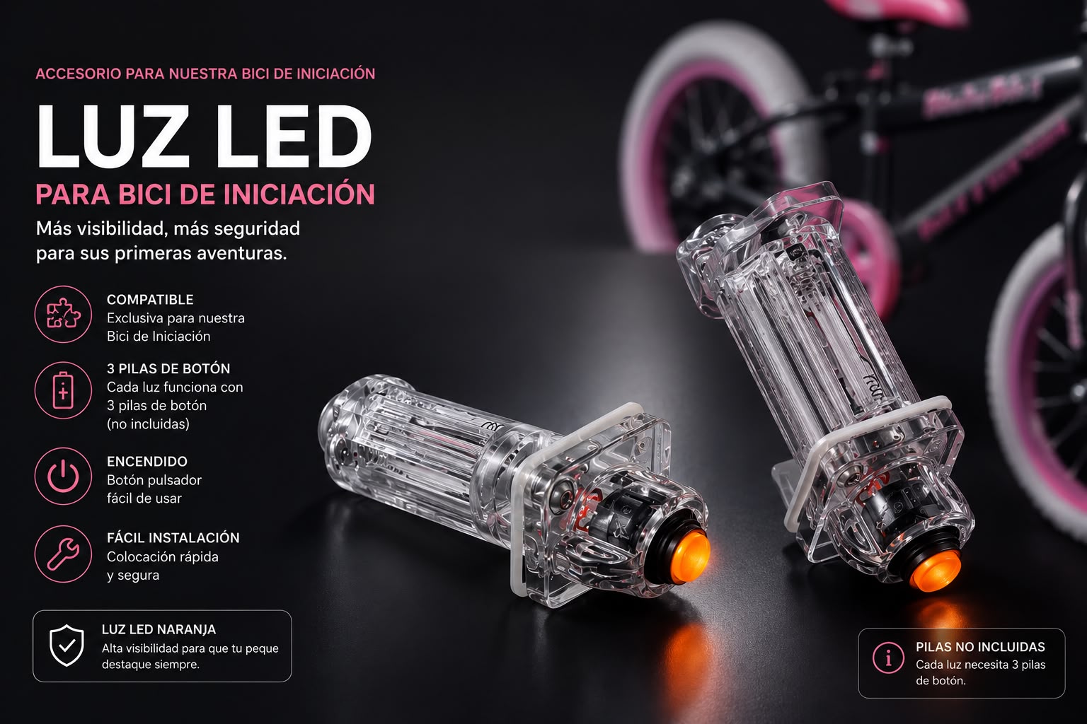 LUCES BICI INICIACION